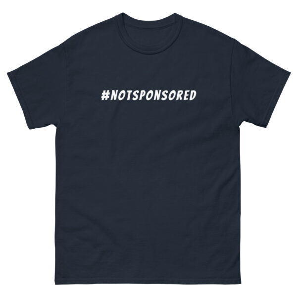 #notsponsored t-shirt - Image 2
